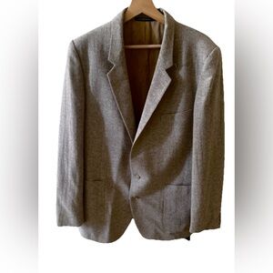 VTG Yves Saint Laurent Blazer Sports Coat 42R Tweed Wool Blend Made in France